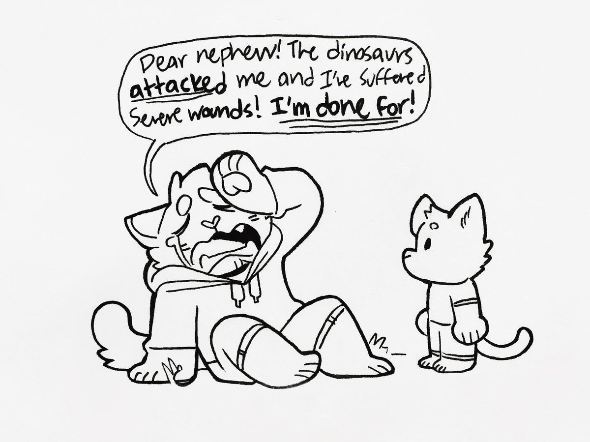 ScarfCatDraws's tweet photo. I didn’t go to one year of middle school drama only to be dismissed like this 😤😤 https://t.co/fmbJknK5JD