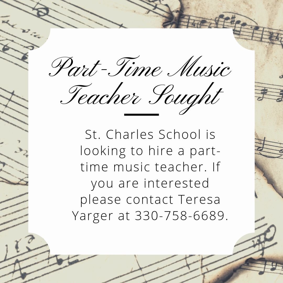 scsboardman's tweet photo. The #SCSfamily is currently seeking a part-time music teacher for the 2019/2020 school year. We would ❤️ to have you!! https://t.co/9dQj2bQqTH