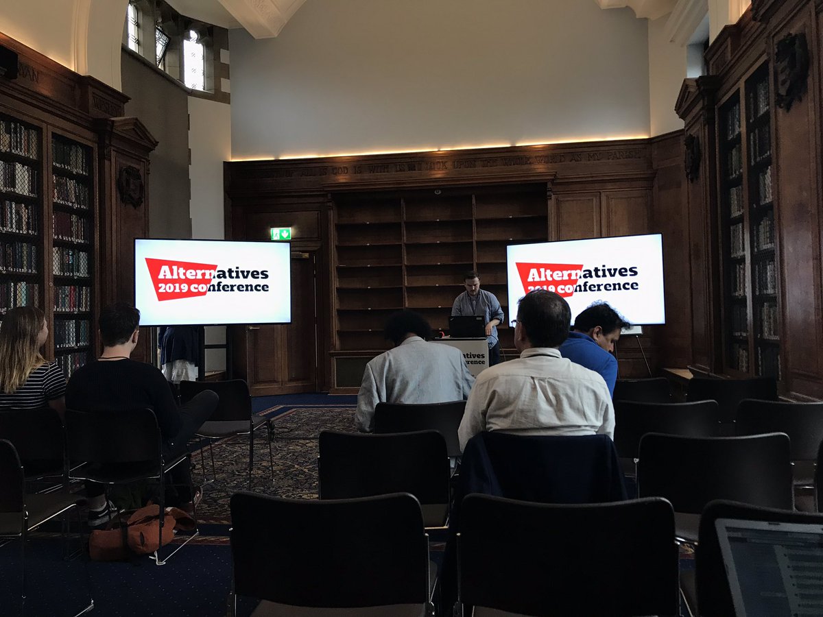 First day at the #Alternatives2019 conference has been a treat! I’m excited to be presenting tomorrow, #bringiton