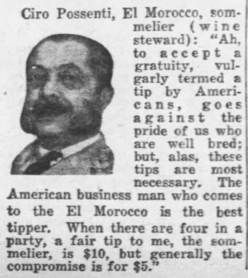 DavidWondrich's tweet photo. Sommelier vs Bartender, New York Daily News, 1938: https://t.co/8vgtAO4wNv