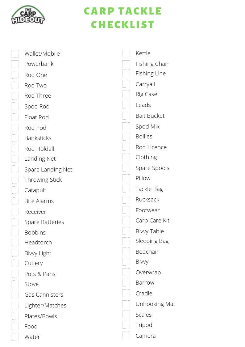 thecarphideout's tweet photo. Who wants a carp tackle checklist?👀👀👀  https://t.co/a7KVLXmkRt #carptackle #carphideout #carpfishing #angling #fishing #carp https://t.co/E8EcWDW8xJ