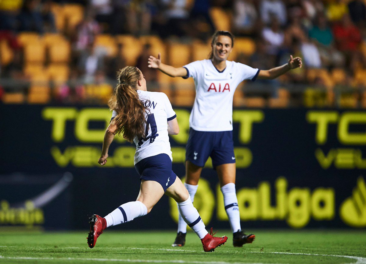 SpursWomen's tweet photo. We go again - the second half is underway in Cadiz! 

[1-0 up] 

#SpursInSpain ⚪ #COYS https://t.co/WnyxoJt8Yw
