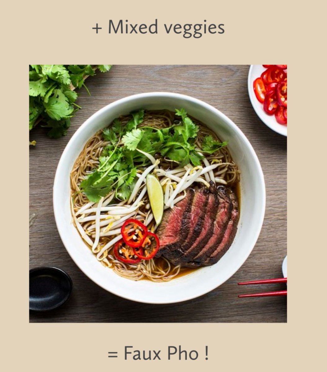 Last minute food tips, including our Faux Pho recipe. Don't forget to chew! theplayalabs.com/home/food