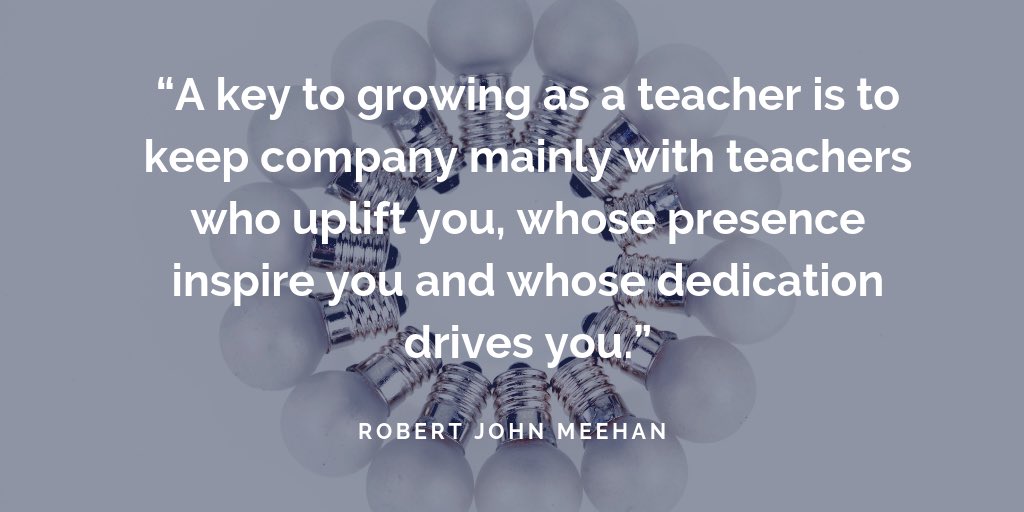 Nurturing professional teacher growth requires leaders to cultivate a culture whereby teachers:
*️⃣Do not fear failure 
*️⃣Take risks 
*️⃣Collaborate
*️⃣Feedback
*️⃣Critically reflect 
*️⃣Dialogue with each other
*️⃣Share expertise
*️⃣Interpret their experiences 
*️⃣Inspire each other
