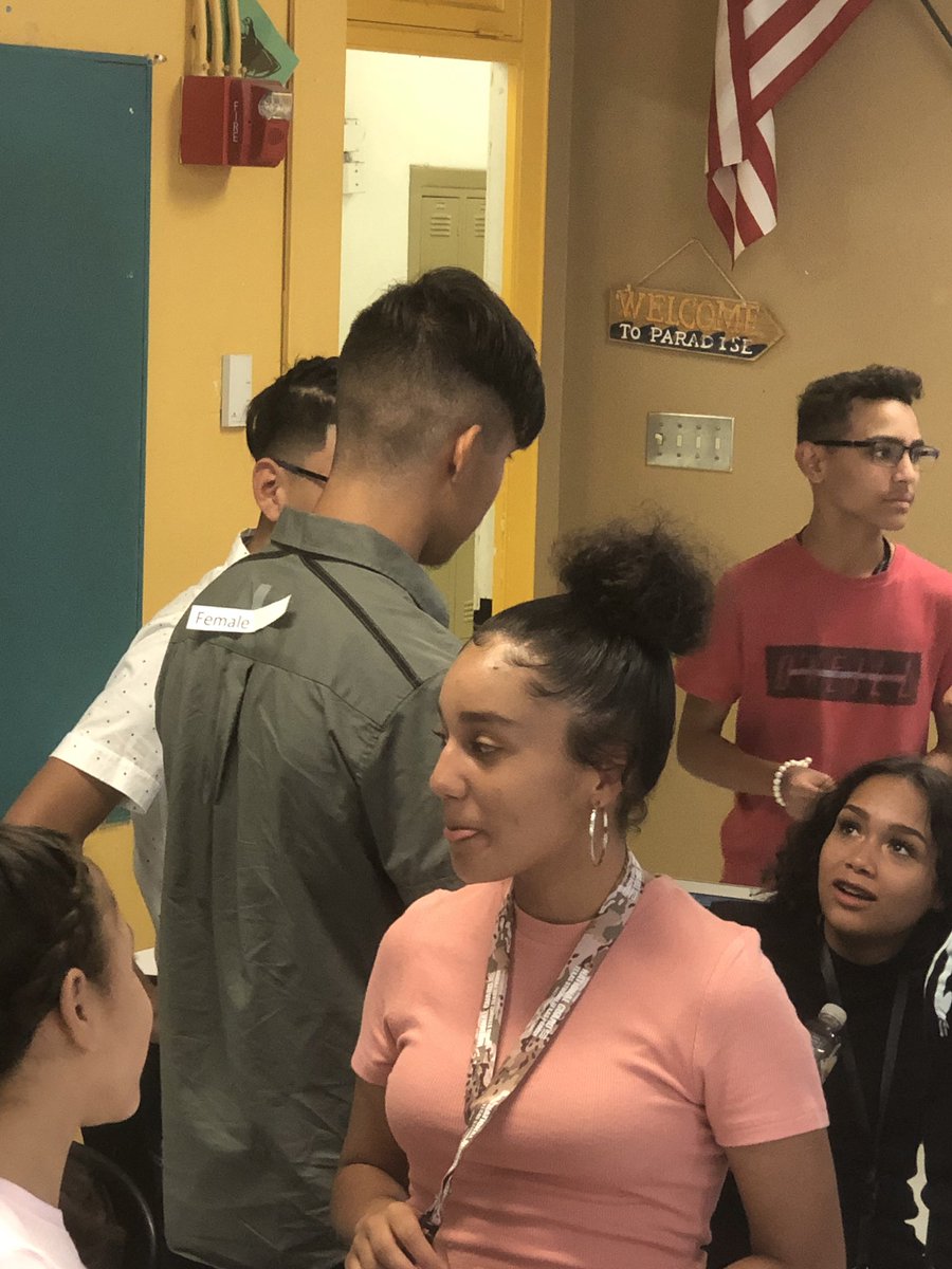jsstevens88's tweet photo. Culture week and a stereotype activity to bring light to what happens in the world and how we can change. @Panther_NewTech https://t.co/2UPLU3wAAw