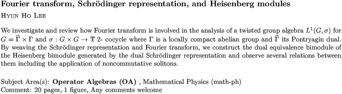 Arxivmathoa Twitter Profile With Posts And Stats Twiburcom - 