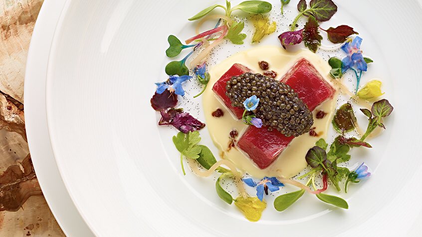 NYCWFF's tweet photo. This week’s #chefsofnycwff highlights returning favorite @DavidBouley! Don’t miss your chance to experience exquisite cuisine in his state-of-the-art culinary laboratory, @bouleytk. Join @davidbouley for dinner at #NYCWFF on 10/11! https://t.co/JhXHyCrd3C https://t.co/tVPkoRn5iC