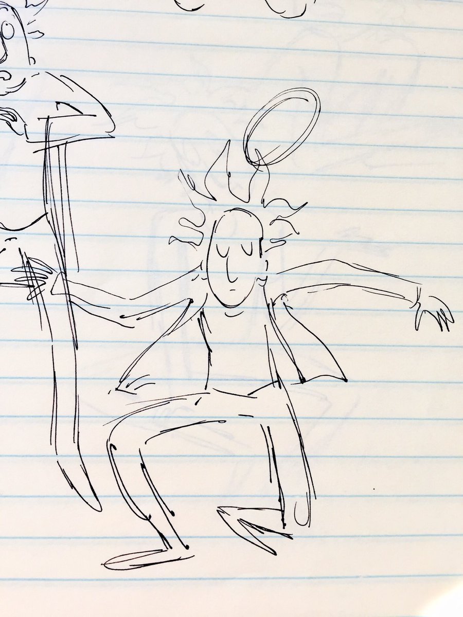 was watching cloudy with a chance of meatballs with @/juliamatrejek last night and drew some funny looking flints :') ? 
