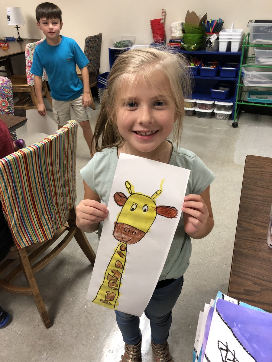 MESBlueDevilArt's tweet photo. Having a busy week...2nd working on frog faces, 1st painting giraffes, and K breaking out the markers for the first time! @MESBlueDevils @heatherwheat3 @aprilcasey23 @UtaPatterson @fcsarts #WeAreModel artists! https://t.co/w7ApszVlZj