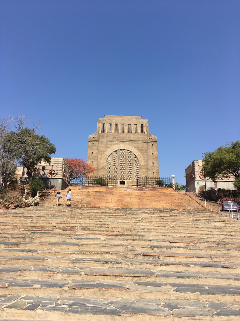 TamrynEDST's tweet photo. What a day of learning South African history at the Union Buildings, Voortrekker Monument and Lesedi Cultural Villiage....great dancing and plenty of traditional food @CranbrookSch @edwindoransport #cultureatitsbest https://t.co/uBX71yO4IN