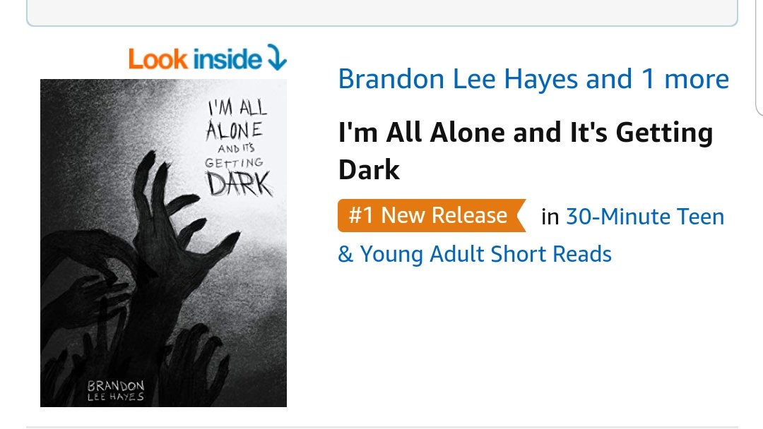 BrandonLeeHayes's tweet photo. Hello #WritingCommunity! I'm so happy to say that one of my stories hit #1 new release in a category on Amazon! It is currently #28 overall in that category!

#KindleUnlimited #Kindle #ebook #selfpublishing #amwriting #HorrorStories #shortstory #books #KDP #suspense  #thriller https://t.co/P3fg4qF66m