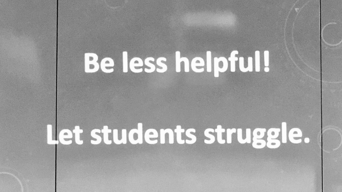 The big take away from <a href="/Region4Science/">Region 4 Science</a> visual literacy training with Hanna Roach! #TESbulldogs