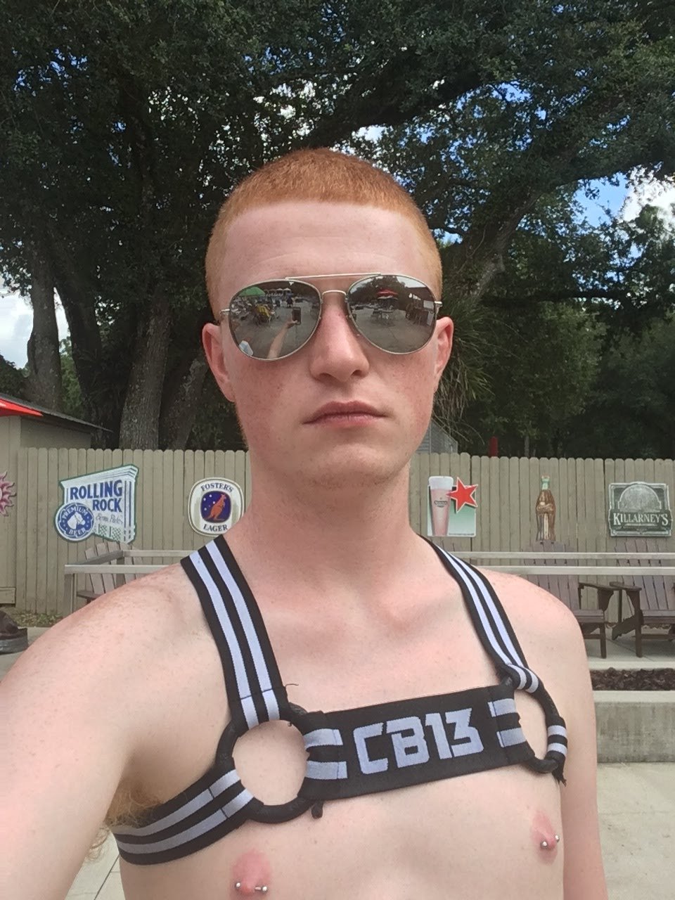 He told me I'd look better if I smiled more. I told him to suck my cock. #Gay #Ginger #Alpha #Dom #Twink