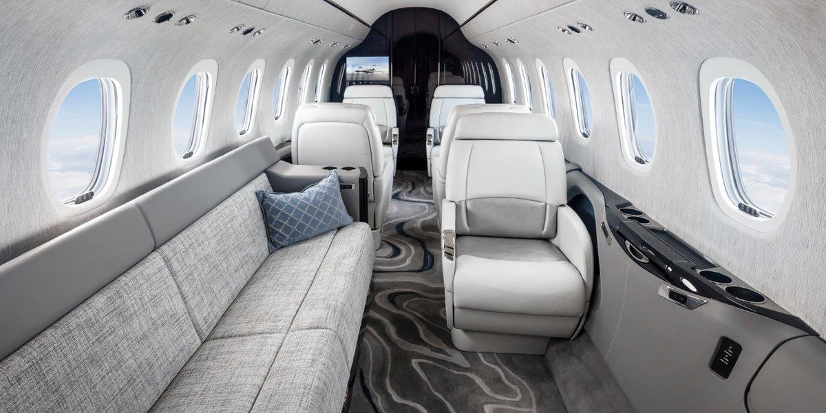 Cessna's tweet photo. ✅ Quietest cabin in the super-midsize segment
✅ Most legroom in its class
✅ Longer 4-passenger range than its nearest competitors
Learn more about the #CitationLongitude, on display at #LABACE2019: https://t.co/iTZtFwBfAd
#BizAvWorks https://t.co/nT6S3pp3Zr