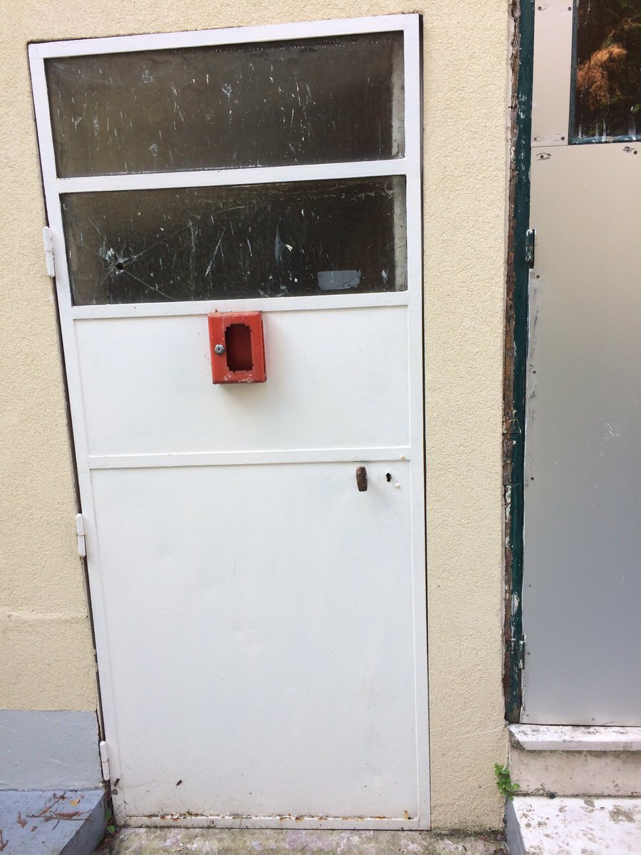 J'en ai profité pour prendre une photo de la porte qui mène à la cave.Pour que vous vous fassiez une petite idée.J'en montrerai pas plus parce que je veux pas non plus que tout le monde puisse voir exactement à quoi ressemble ma cour.Par sécurité.