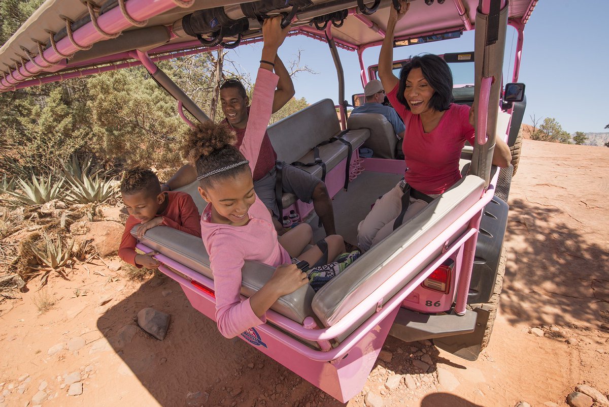 TakeTours's tweet photo. If you find yourself in the Sedona area, don't forget to visit the Broken Arrow Trail. Take a guided tour on a Pink Jeep with complimentary hotel pick up and drop off. 👍🏜️😍
Video -> https://t.co/sWasr2N7QA
Book a tour --> https://t.co/iJnUJwqVQB
.
.
#Sedona #Arizona #Travel https://t.co/dHNkBtbuok