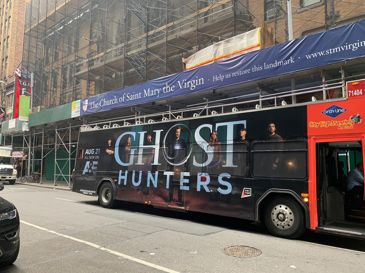 We are EVERYWHERE in NYC! <a href="/ghosthunters/">Ghost Hunters</a> @aetv #GhostHunters