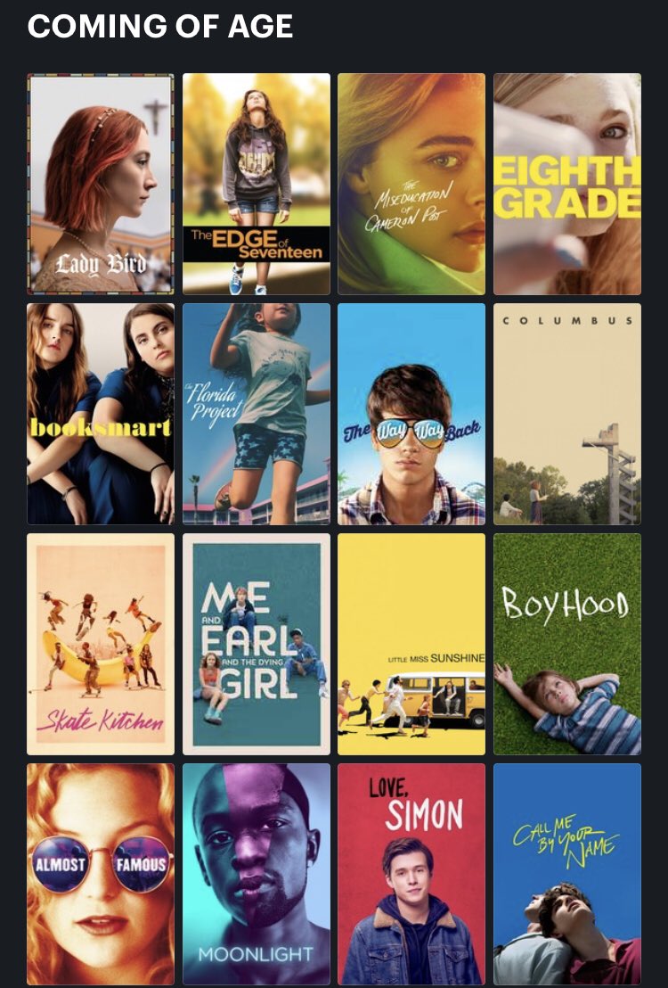 You can only choose 2 of these coming of age films. Which ones do you choose? #FilmTwitter