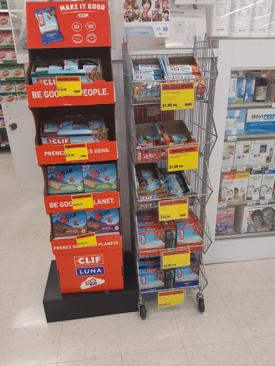LD_CoquitlamCen's tweet photo. @ClifBar on sale now @LondonDrugs Gets yours before they are gone #makeitgood #cliflife #londondrugs15 https://t.co/S9pufSzwI5