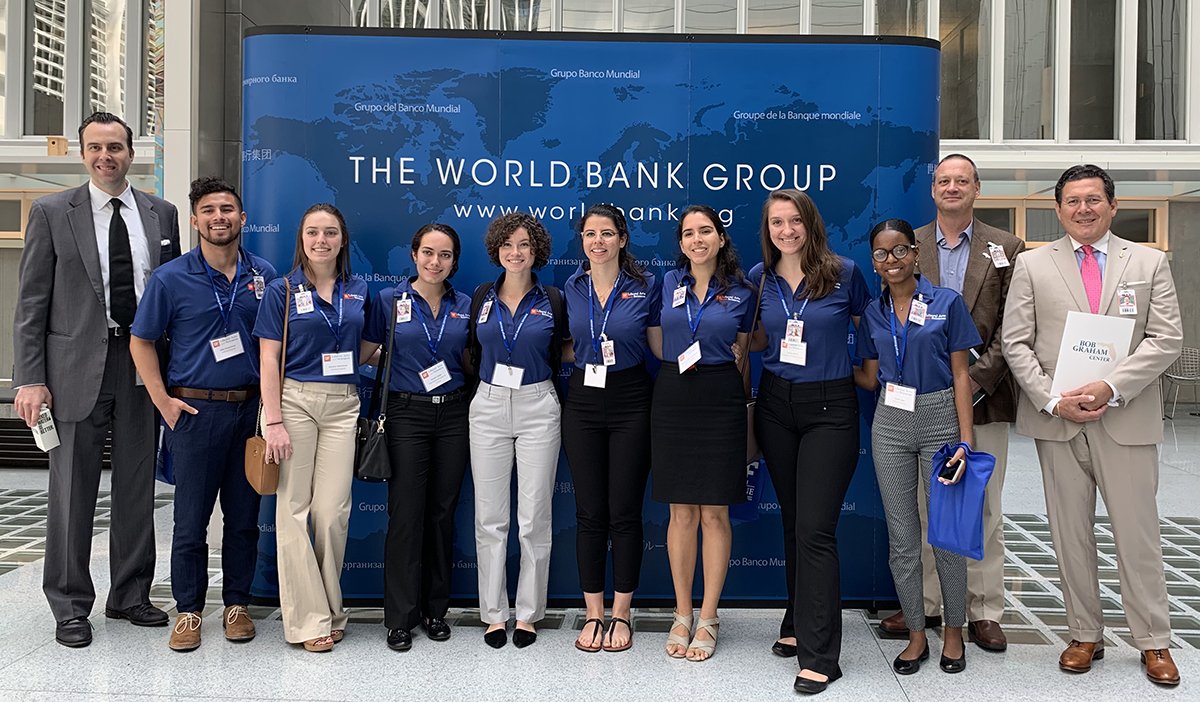 GrahamCenter's tweet photo. @UF's #Beyond120 helps @UF students make the most of their college education with opportunities like career exploration visits to the @WorldBank and other internship providers. These @GrahamCenter and @UF_CLAS Gators are networking in #WashingtonDC all this week. https://t.co/gRkNHuEbBm