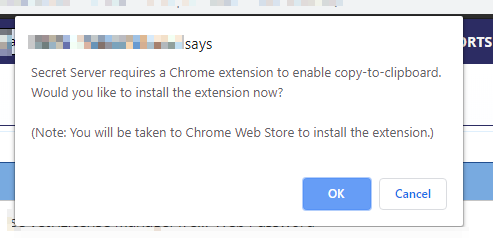 koskila's tweet image. "Weird security features, exhibit 2102: @Thycotic #SecretServer wants to install a Chrome extension to enable copy-paste."

Said extension then wants total control of the contents of all the sites I visit. How about... No? 😬