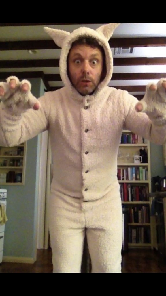 milesmaitland's tweet photo. Michael Sheen Fact: michael sheen bought a $6k max cosplay https://t.co/tTuVteFDlc