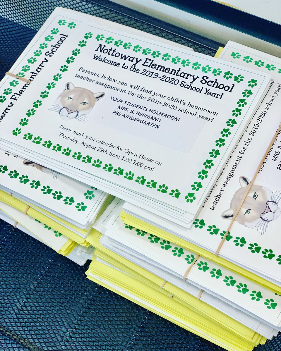 Nottoway_Elem's tweet photo. We made a list and checked it twice! Placement cards went in the mail late today! ππ #nescougars #nesdifferencemakers https://t.co/MOunUEKE3A