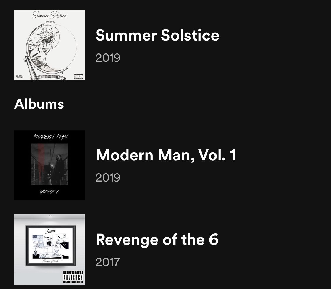 Romansixtribe's tweet photo. If you wanna check out more of my music there are a couple more full projects on ALL streaming platforms! (Also 4 singles as well) all Recorded, mixed and mastered by @icleverlines !!! Yuh!
https://t.co/8VErMeywva https://t.co/kpOmEKAQWf