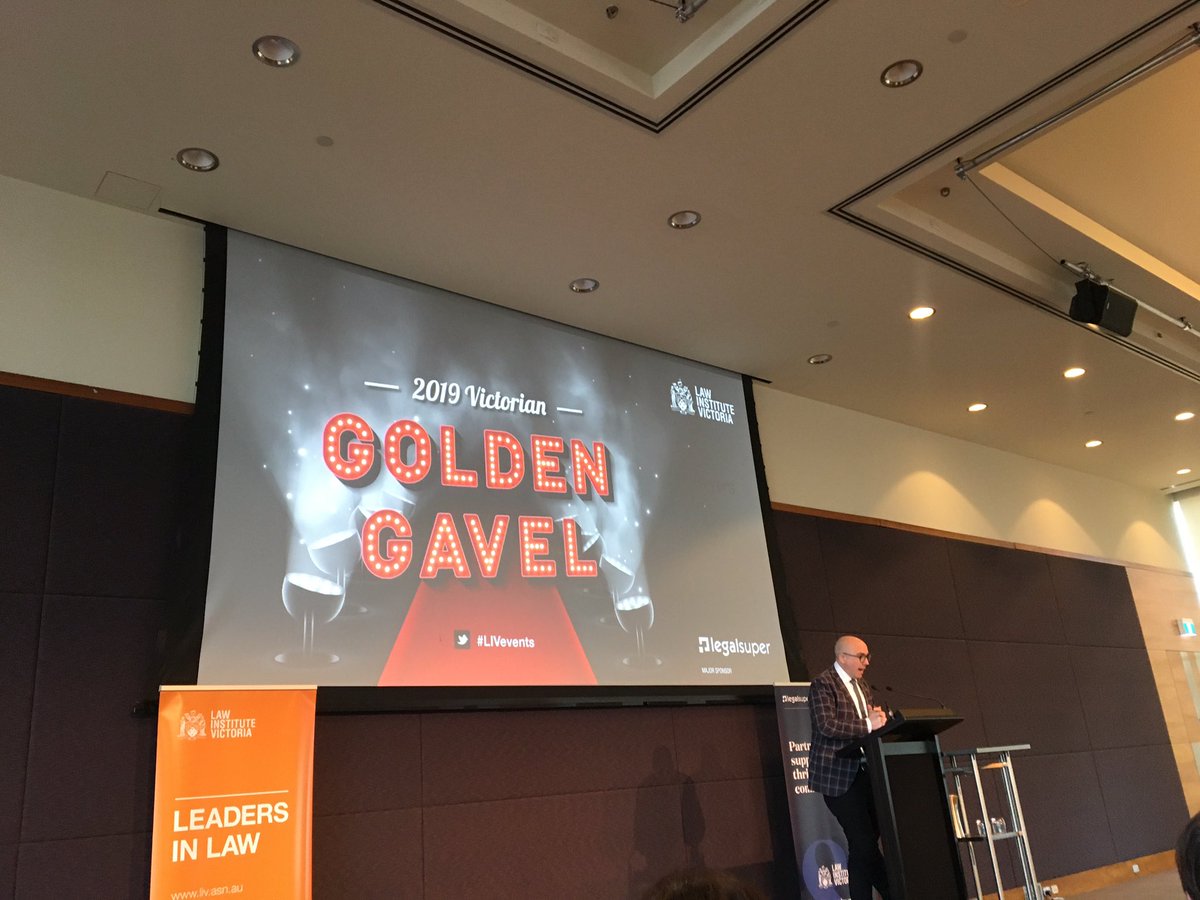 Julian Morrow kicking off the #GoldenGavel2019 We are ready for all the Lolz... and coffee <a href="/theracv/">Tester</a> @LIVPresident #LIVEvents