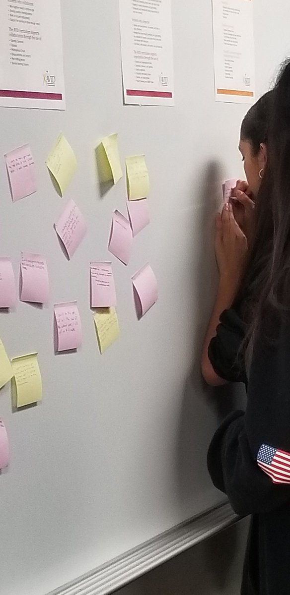 Mrs_SRussell's tweet photo. @CHCollegiate English 1 Honors Gallery Walk #CHISDDAY1 #GoalSetting #LonghornEssentials 🤗 https://t.co/gtnhMDYyEL