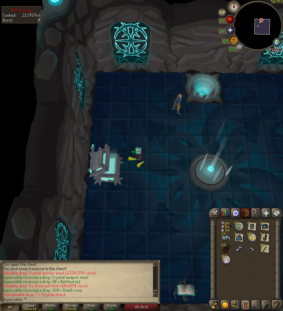 So this just happened. 2 Rolls from the tertiary table from corrupt.