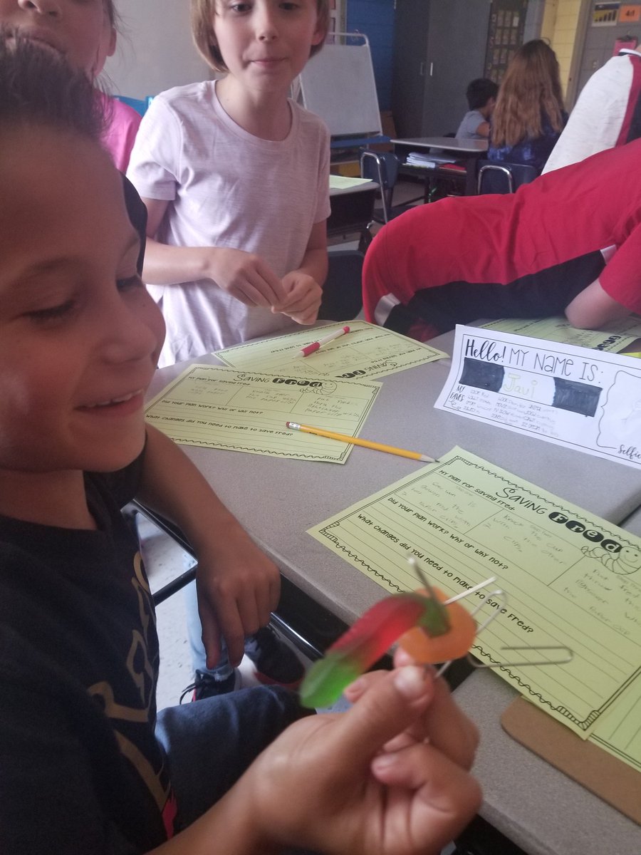 My fourth graders  #SavingFred #problemsolving #teambuilding #FirstDayOfSchool2019
