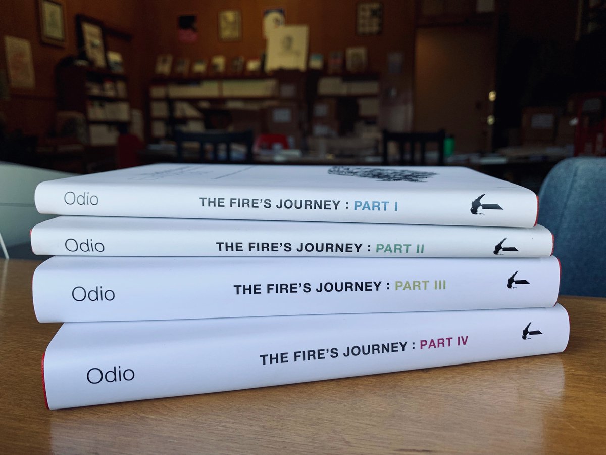 Costa Rican poet Eunice Odio's complete epic is now available in English-translation for the first time ever.

The complete set of four comes at a pretty steep discount: tavernbooks.org/the-living-lib…