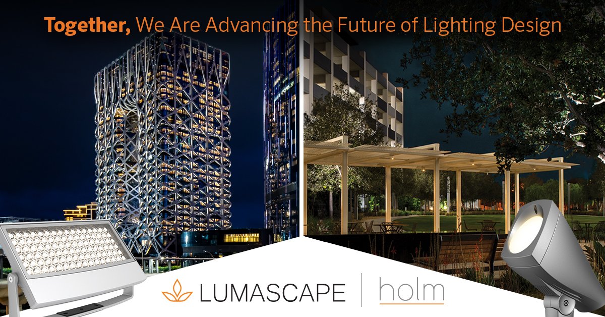 holmlighting's tweet photo. We are happy to announce that @Hunter_Ind, our parent company, has welcomed architectural #lighting solutions provider @lumascape1 into our family of companies. Together, we look forward to expanding our capabilities and reaching new customers. Learn more: https://t.co/O70etMDIcx https://t.co/Z2NhZD6Wid