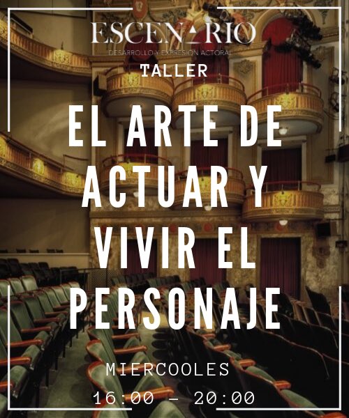 EL ARTE DE ACTUAR Y VIVIR EL PERSONAJE 🎭 
Ven e inscríbete a este magnífico taller de teatro.
Todos los miércoles de 16:00 a 20:00 hrs.
Iniciamos miércoles 21 de agosto.
¡Inscríbete ya!
Estamos ubicados en Palmas Plaza 📍
Número telefónico: 2222252481 ☎️