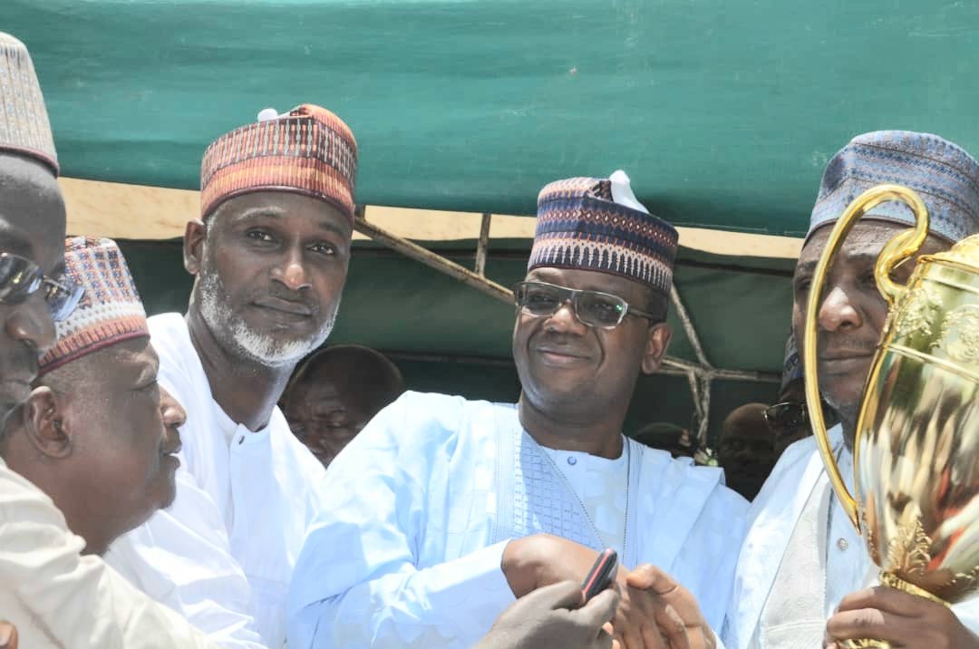 #Having a Good time with my Governor His Excellency Hon Bello Matawallen maradun M o n at the government house Gusau_The Super Governor_of_the_Movement!