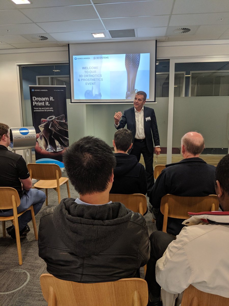 Welcoming a new generation of Orthotists and Prosthetists embarking on their digital transformation. Real, robust and commercial customised #3Dprinted orthoses and prostheses. 
 <a href="/3dsystems/">3D Systems</a> #AdditiveManufacturing #thanksChuck #3dprinting