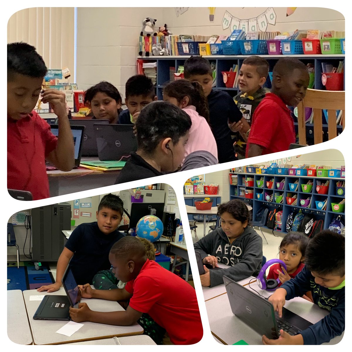 nodjtam's tweet photo. setting up there 1st Google Classroom...@StarlightCoveEl @PBCtrailblazers @StarlightCoveAP #SCbeAmazing https://t.co/LFggn4fbaI