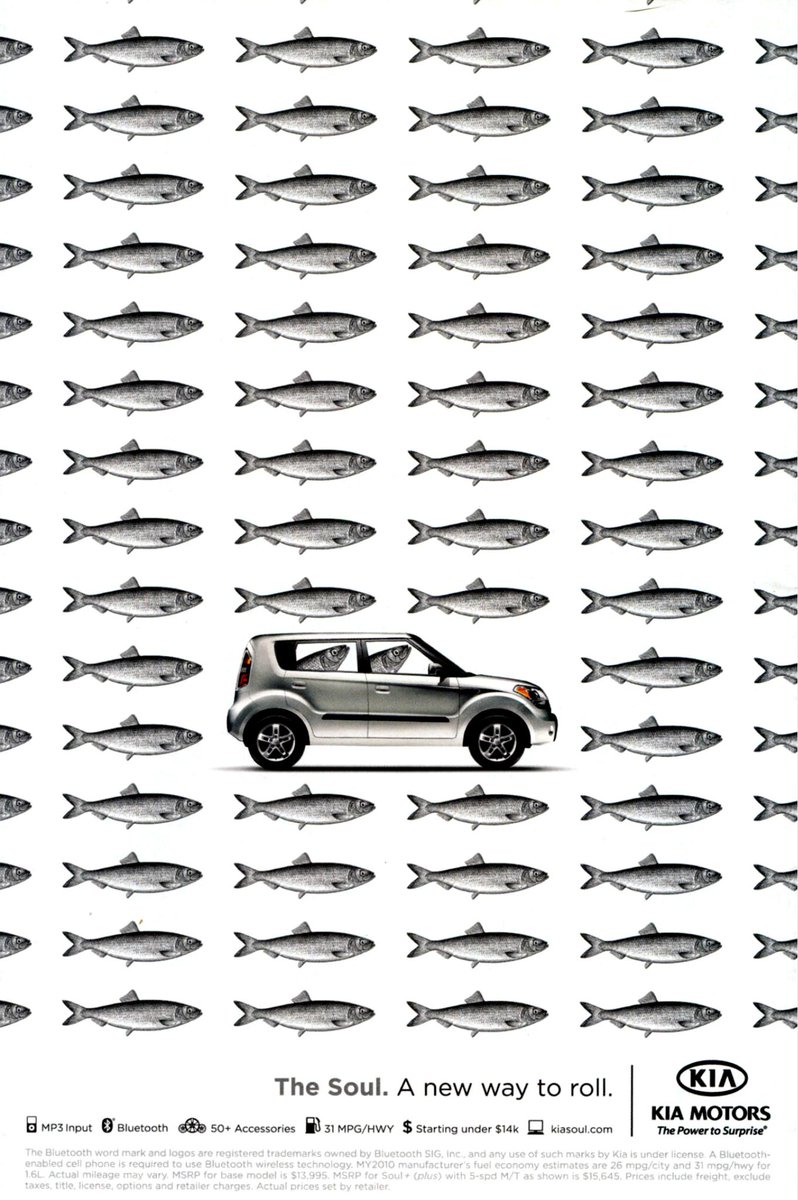 comicbookads's tweet photo. Kia Soul ad 2010
A new way to roll.
#kia #carad #fish #comicbookad https://t.co/9RpfQrZcwm