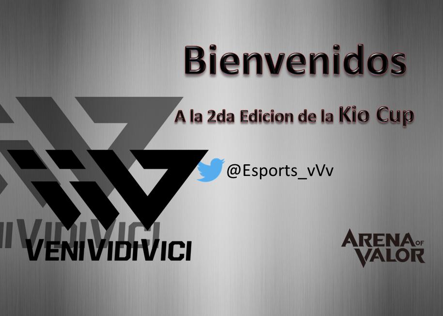 Redoble de tambores para el ultimo participante de la liga
#FeelThevVv. seguramente hemos visto en alguna ocacion ese tag.
Damos la bienvenida por primera vez a <a href="/Esports_vVv/">vVvEsports</a>.

Bienvenidos a la 2da edicion de la Kio Cup
