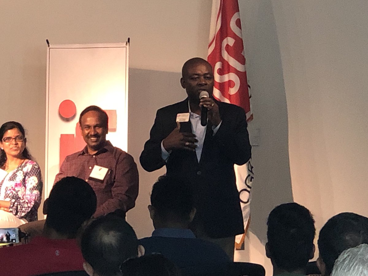 FriscoChamber's tweet photo. “We need to stop looking at kids as our future and start looking at them as our now.” Peter Burns speaking at  #IFTalks tonight. Recognizes @YEAFrisco graduates in room. https://t.co/4KYZCc2uE1