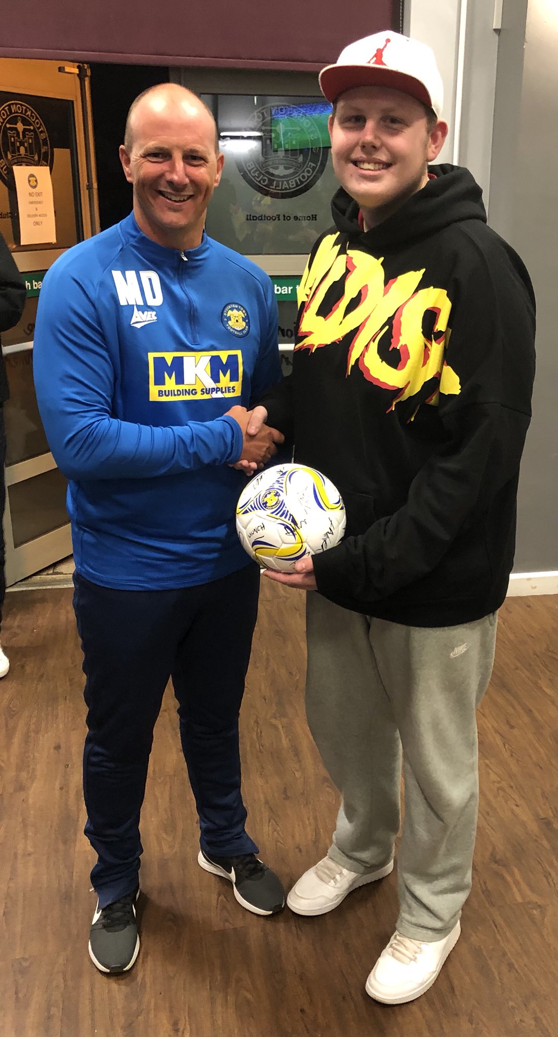 Thanks to tonight s matchball sponsors and happy 16th Birthday to top Anchors fan Jordan Clarke 
