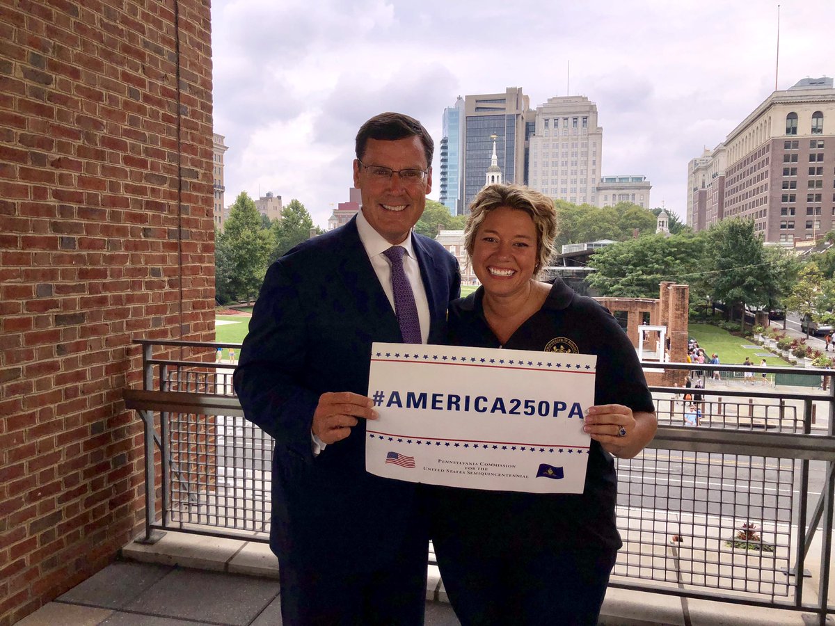 America250_PA's tweet image. Thanks to Commissioners Justino Navarro, @RepWendi , Joanne Grossi and Matt Taylor for participating in the #LaunchVideo today! #America250Pa🇺🇸