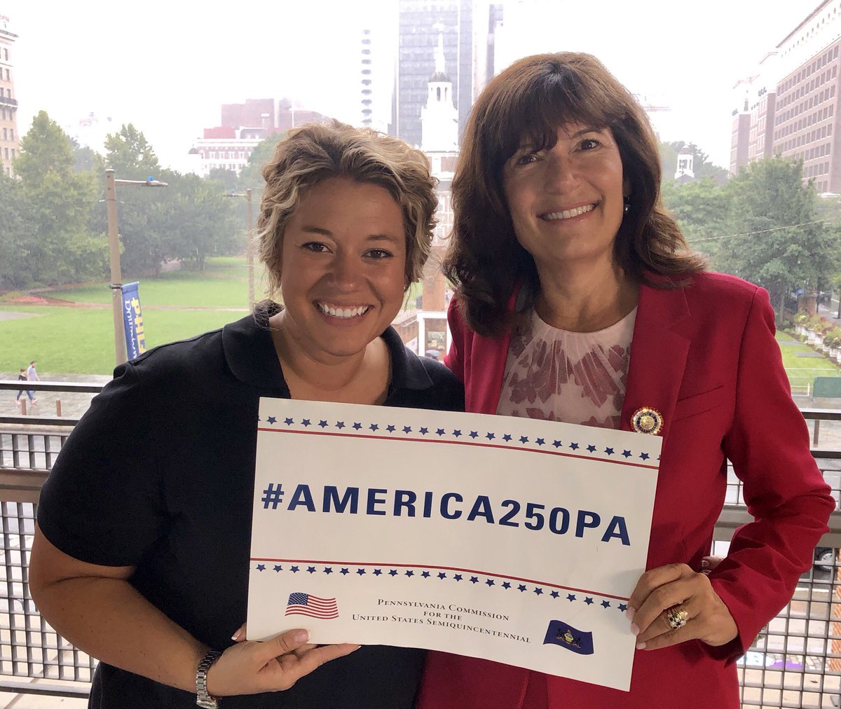 America250_PA's tweet image. Thanks to Commissioners Justino Navarro, @RepWendi , Joanne Grossi and Matt Taylor for participating in the #LaunchVideo today! #America250Pa🇺🇸