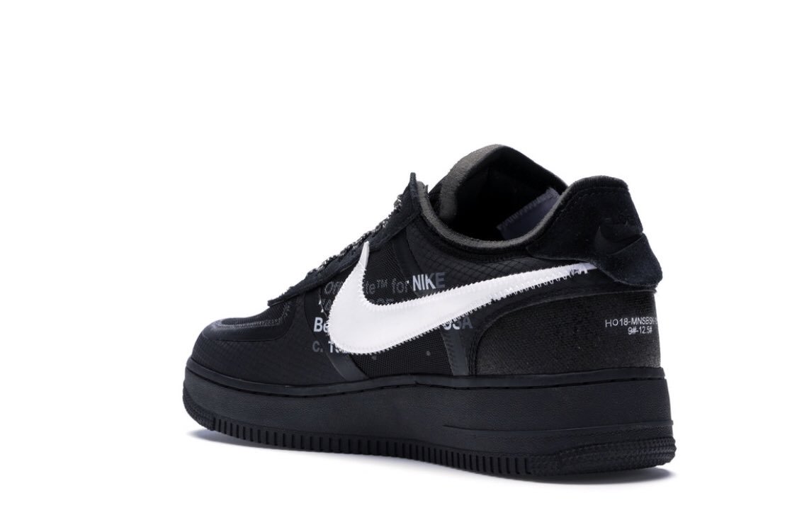 MaterialDope's tweet image. Black Off-white Air Force 1
$85