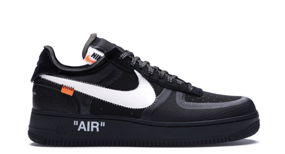 MaterialDope's tweet image. Black Off-white Air Force 1
$85