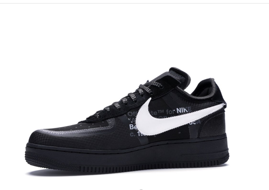 MaterialDope's tweet image. Black Off-white Air Force 1
$85