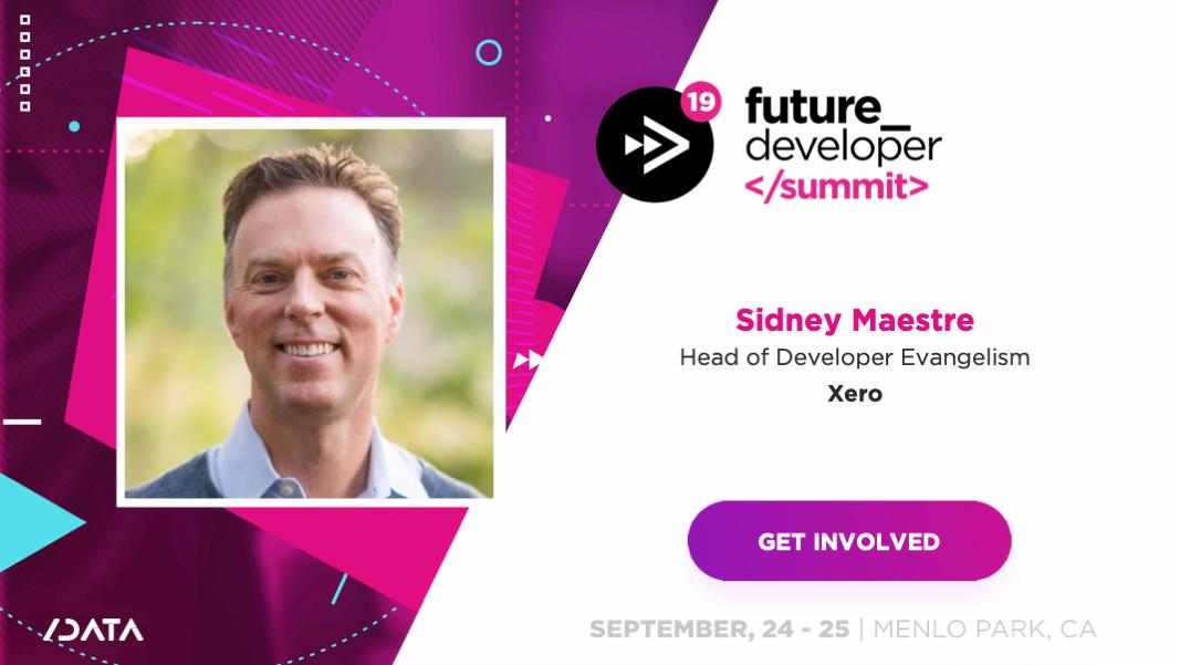 SlashDataHQ's tweet image. #meetthespeakers #FutureDeveloper19
Say hi to Sidney Maestre @sidneyallen
Head of Developer Evangelism | Xero @Xero
futuredeveloper.io