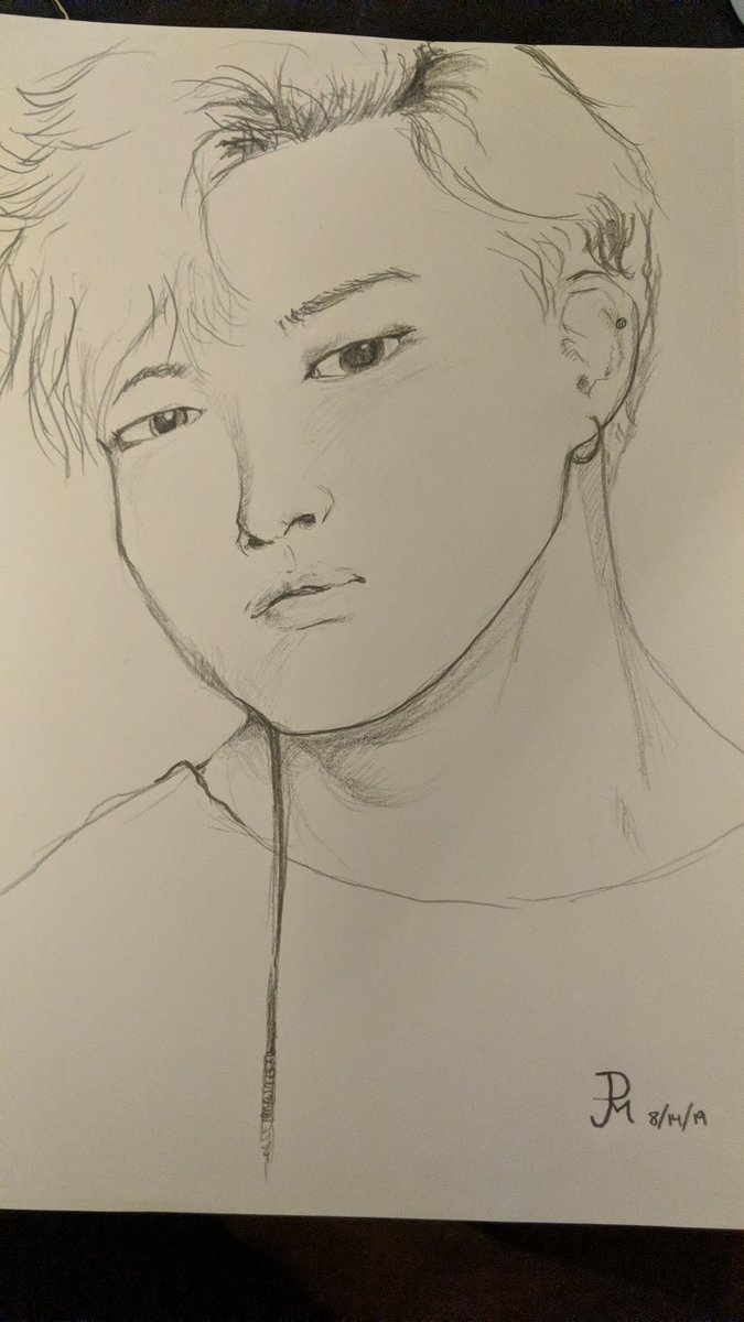 DerekMo16576367's tweet photo. #BTS #btsfanart #JIMIN  my daughter asked me to draw a pic of her fav performer https://t.co/PFqDoMqRjP