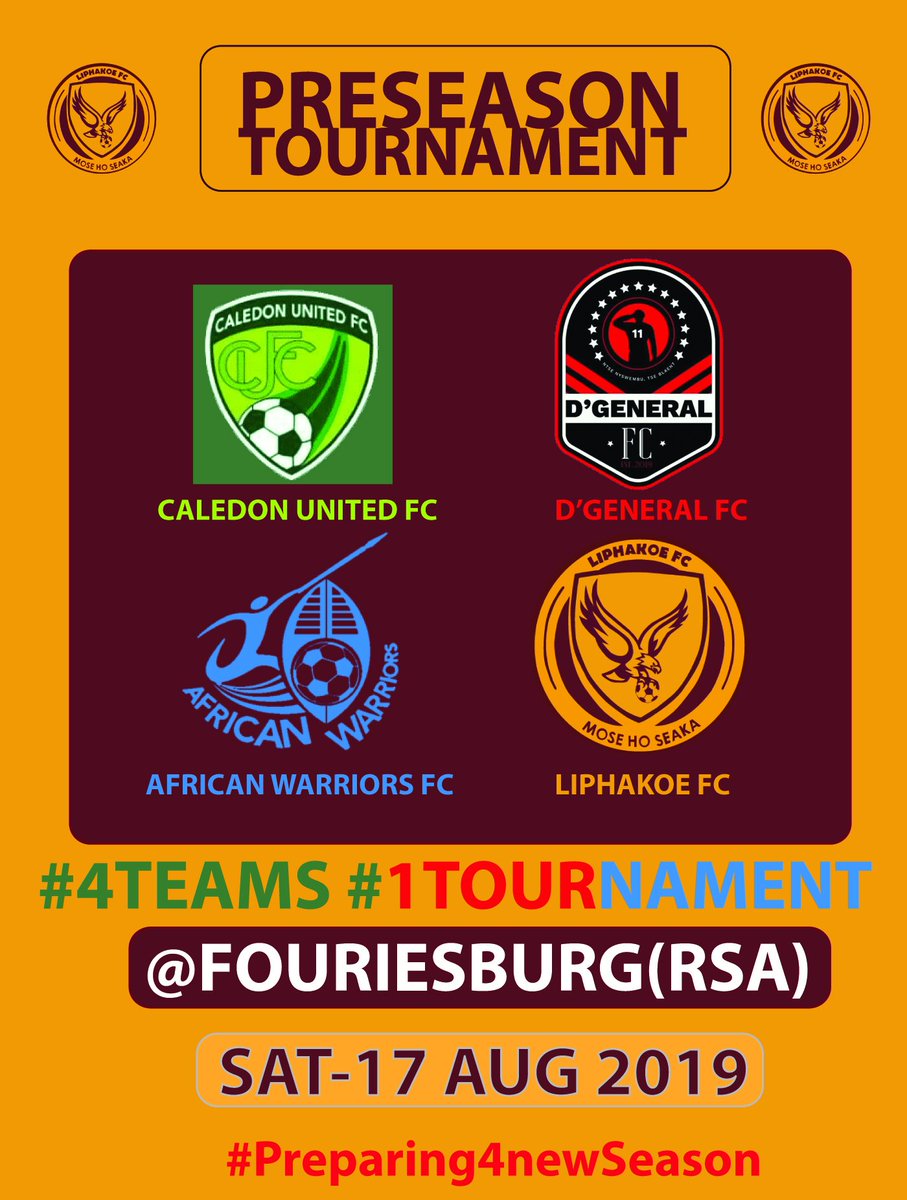 Liphakoefc's tweet photo. #PreseasonTime
We are having a friendly game at Fourisburg on Saturday in a 4 teams tournament.
#CaledonUtd #DGENERAL #AfricanWarriors #Phakoenation. https://t.co/gbzutWEsit